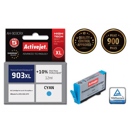 Activejet ink for Hewlett Packard No.903XL T6M03AE