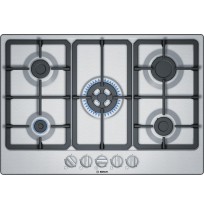 Bosch Serie 4 PGQ7B5B90 hob Stainless steel Built-in 75 cm Gas 5 zone(s)