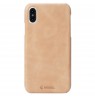 Krusell Sunne Cover Apple iPhone XS vintage nude