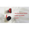 V.Silencer Ture Wireless Earbuds black/red