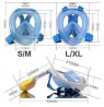 Free Breath Snorkeling Mask M2068G L/XL blue