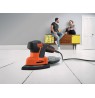 Ekcentrinis šlifuoklis 120W, lagaminas BLACK&DECKER