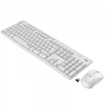 Logitech MK295 Silent Wireless Combo keyboard RF Wireless QWERTY US International White