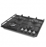 Gorenje Hob GW641EXB Gas, Number of burners/cooking zones 4, Mechanical, Black