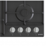 Gorenje Hob GW641EXB Gas, Number of burners/cooking zones 4, Mechanical, Black