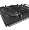 Gorenje Hob GW641EXB Gas, Number of burners/cooking zones 4, Mechanical, Black