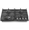 Gorenje Hob GW641EXB Gas, Number of burners/cooking zones 4, Mechanical, Black
