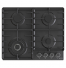 Gorenje | Hob | GW642AB | Gas | Number of burners/cooking zones 4 | Rotary knobs | Black