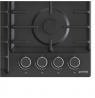 Gorenje Hob GW642AB Gas, Number of burners/cooking zones 4, Mechanical, Black