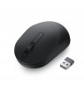 DELL MS3320W mouse Ambidextrous RF Wireless+Bluetooth Optical 1600 DPI