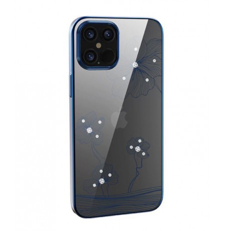 Devia Crystal Flora case iPhone 12 mini blue