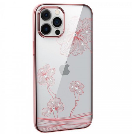 Devia Crystal Flora case iPhone 12 mini rose gold