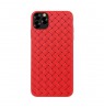 Devia Woven Pattern Design Soft Case iPhone 11 Pro red