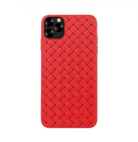 Devia Woven Pattern Design Soft Case iPhone 11 Pro Max red
