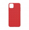 Devia Woven Pattern Design Soft Case iPhone 11 Pro Max red