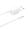 DELTACO USB sieninis įkroviklis, USB-C, PD 20 W, 1 m C - „Lightning“  USBC-AC141