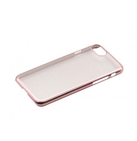 Tellur Cover Hard Case for iPhone 7 Horizontal Stripes rose