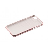 Tellur Cover Hard Case for iPhone 7 Horizontal Stripes rose