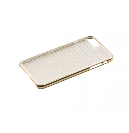 Tellur Cover Hard Case for iPhone 7 Plus Horizontal Stripes gold