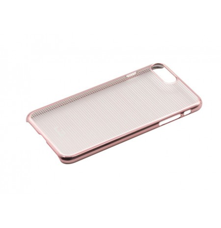 Tellur Cover Hard Case for iPhone 7 Plus Horizontal Stripes rose