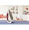 Tefal GV9220 steam ironing station 2600 W Durilium AirGlide Autoclean soleplate Burgundy, White