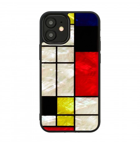 iKins case for Apple iPhone 12 mini mondrian black