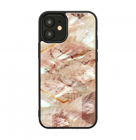 iKins case for Apple iPhone 12 mini pink marble