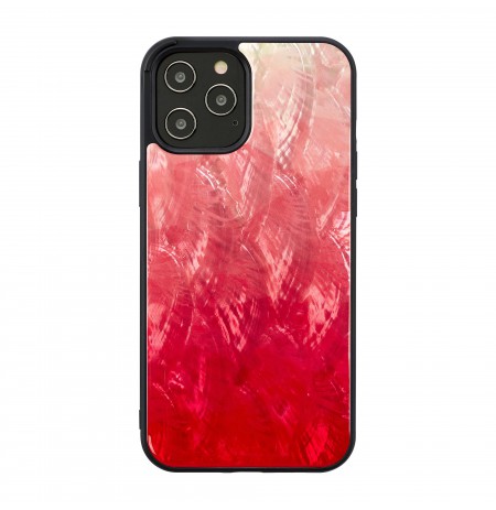 iKins case for Apple iPhone 12/12 Pro pink lake black