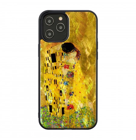 iKins case for Apple iPhone 12/12 Pro kiss black