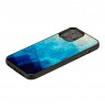 iKins case for Apple iPhone 12 Pro Max blue lake black