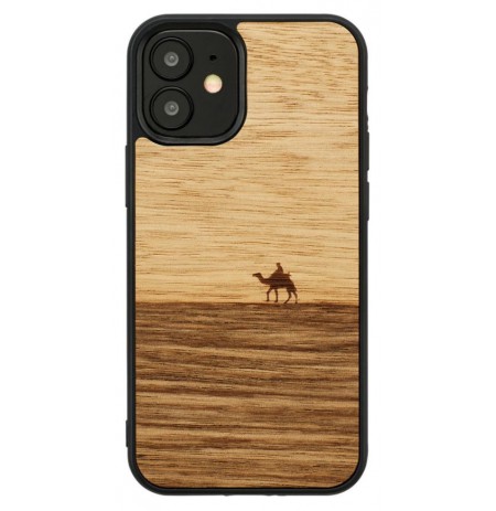 MAN&WOOD case for iPhone 12 mini terra black