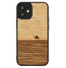 MAN&WOOD case for iPhone 12 mini terra black