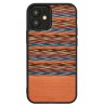 MAN&WOOD case for iPhone 12 mini browny check black