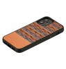 MAN&WOOD case for iPhone 12 mini browny check black