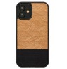 MAN&WOOD case for iPhone 12 mini herringbone nero black