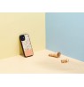 MAN&WOOD case for iPhone 12 mini pink flower black