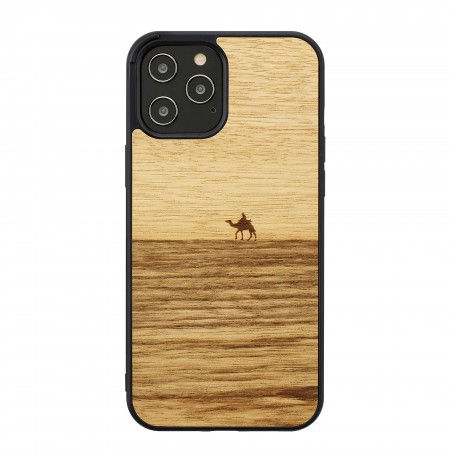 MAN&WOOD case for iPhone 12 Pro Max terra black