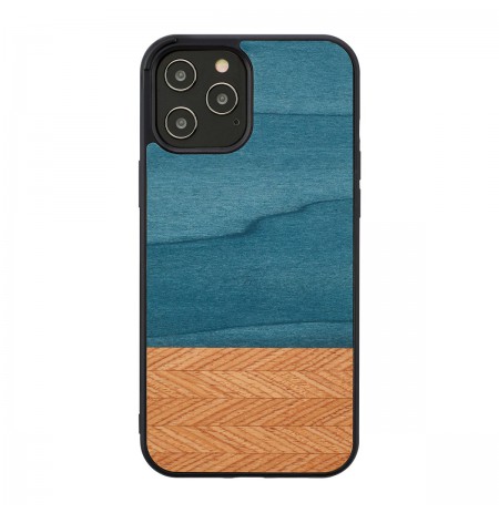 MAN&WOOD case for iPhone 12 Pro Max denim black