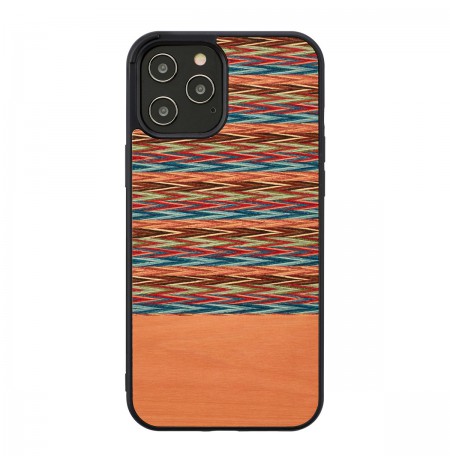 MAN&WOOD case for iPhone 12 Pro Max browny check black