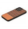 MAN&WOOD case for iPhone 12 Pro Max browny check black