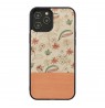 MAN&WOOD case for iPhone 12 Pro Max pink flower black