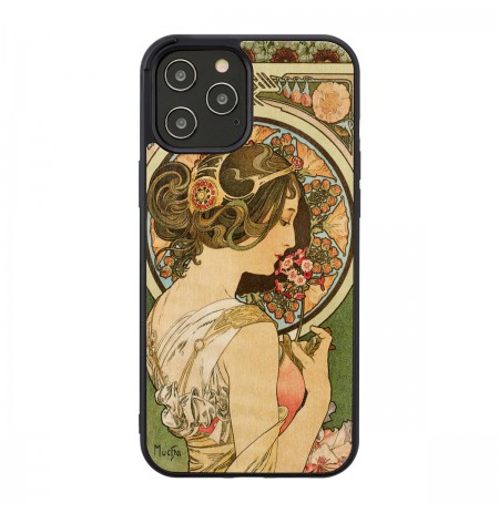 MAN&WOOD case for iPhone 12 Pro Max primrose black