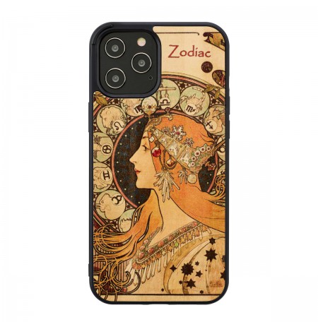 MAN&WOOD case for iPhone 12 Pro Max zodiac black