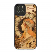 MAN&WOOD case for iPhone 12 Pro Max zodiac black