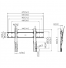 Vogels Wall mount, PFW 6810, Hold, 55-80 ", Maximum weight (capacity) 75 kg, Black