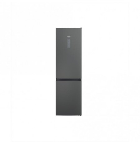 203 cm aukščio No Frost juodos/sidabro spalvos šaldytuvas  Hotpoint HAFC9 TO32SK