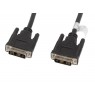 LANBERG cable DVI-D M 18+1 DVI-D M 18+1 3m black single link