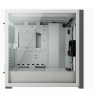 Corsair Computer Case iCUE 5000D Side window, White, ATX, Power supply included No