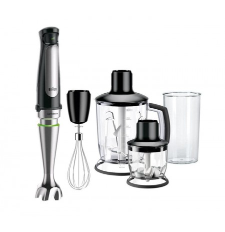 Braun MultiQuick 7 MQ 7045X 1.25 L Immersion blender 1000 W Black, Stainless steel