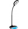 Activejet ORION Black table LED lamp with RGB lightning base
